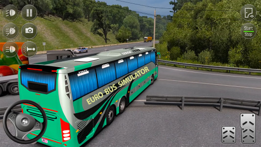 اسکرین شات بازی Euro Bus Simulator : Bus games 4