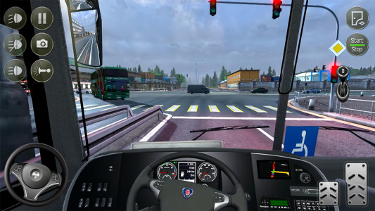 اسکرین شات بازی Euro Bus Simulator : Bus games 3