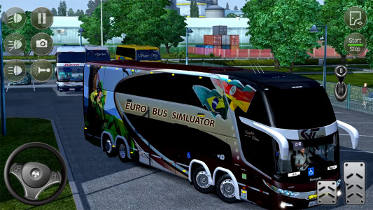 اسکرین شات بازی Euro Bus Simulator : Bus games 2