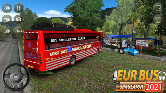 اسکرین شات بازی Euro Bus Simulator : Bus games 1