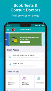 اسکرین شات برنامه JioHealthHub: Your health companion 2