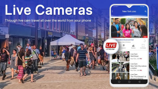 اسکرین شات برنامه Earth Cam Online: Live webcam, camview & Beach cam 6