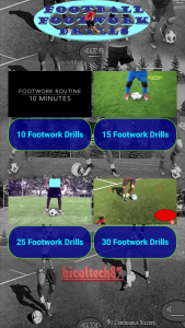 اسکرین شات برنامه Soccer Footwork Drills 1