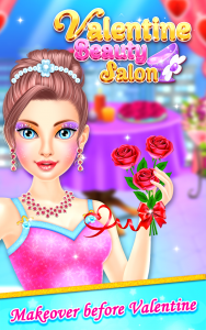 اسکرین شات بازی Valentine Beauty Salon - Makeover Game 1