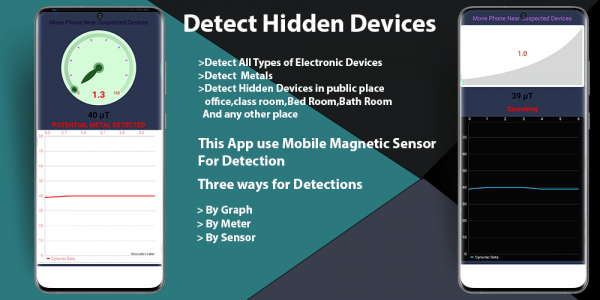 اسکرین شات برنامه Hidden devices detector Detect spy 1