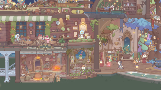 اسکرین شات 1 بازی Cats & Soup : Merge Forest