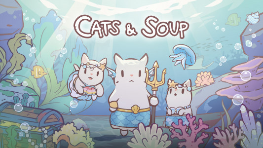 اسکرین شات 1 بازی Cats & Soup - Cute Cat Game