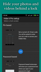 اسکرین شات 1 برنامه Hide Photos, Video and App Loc