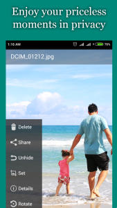 اسکرین شات 4 برنامه Hide Photos, Video and App Loc