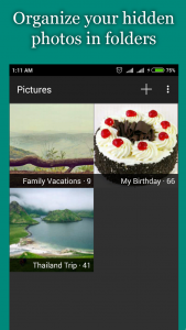 اسکرین شات 3 برنامه Hide Photos, Video and App Loc