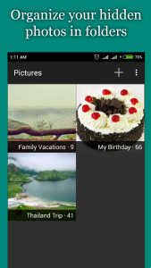 اسکرین شات برنامه Hide Photos, Video and App Loc 3