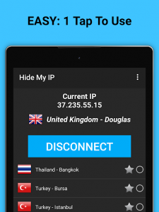 اسکرین شات برنامه Hide My IP - Fast, Unlimited VPN. 7