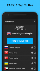 اسکرین شات برنامه Hide My IP - Fast, Unlimited VPN. 2