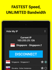 اسکرین شات برنامه Hide My IP - Fast, Unlimited VPN. 6