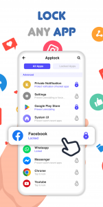 اسکرین شات 5 برنامه App Lock - Applock Fingerprint