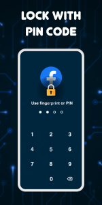 اسکرین شات 2 برنامه App Lock - Applock Fingerprint