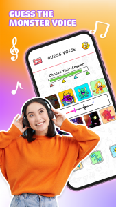 اسکرین شات 1 بازی Monster Guess: Voice Challenge