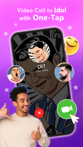 اسکرین شات بازی Idol Prank Video Call & Chat 3