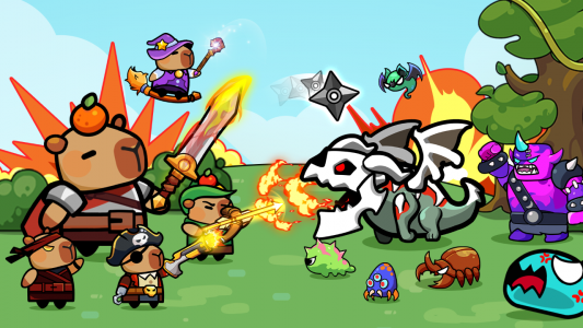 اسکرین شات 7 بازی Capybara Survivor: Idle Battle