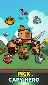 اسکرین شات 3 بازی Capybara Survivor: Idle Battle
