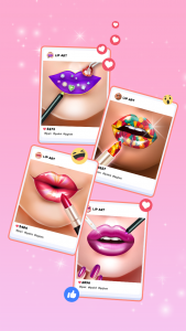 اسکرین شات 6 بازی Lip Art DIY: Perfect Lipstick