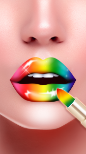 اسکرین شات بازی Lip Art DIY: Perfect Lipstick 3