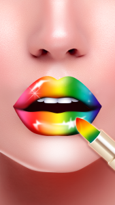 اسکرین شات 3 بازی Lip Art DIY: Perfect Lipstick