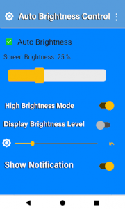 اسکرین شات برنامه Auto Brightness Control: Display Brightness Level 1