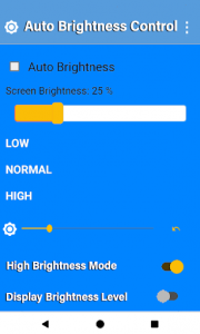 اسکرین شات برنامه Auto Brightness Control: Display Brightness Level 2