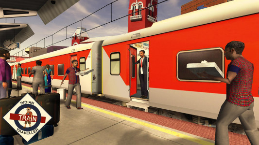اسکرین شات بازی Railscape: Train Travel Game 1