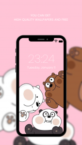 اسکرین شات 3 برنامه Cartoon Wallpapers