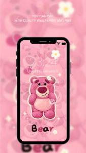 اسکرین شات 4 برنامه Cute Lotso Bear Wallpaper HD