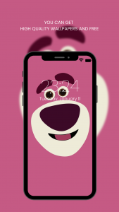 اسکرین شات 5 برنامه Cute Lotso Bear Wallpaper HD