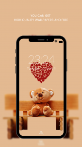 اسکرین شات 1 برنامه Love Wallpaper HD