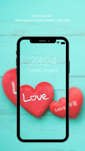 اسکرین شات 2 برنامه Love Wallpaper HD