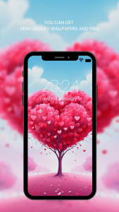 اسکرین شات 5 برنامه Love Wallpaper HD