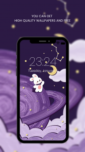 اسکرین شات 1 برنامه Purple Wallpaper