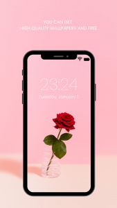 اسکرین شات 8 برنامه Red Rose Wallpapers Flowers