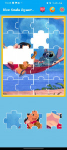 اسکرین شات 4 بازی Cute Blue Koala Jigsaw Puzzle