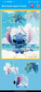 اسکرین شات 3 بازی Cute Blue Koala Jigsaw Puzzle