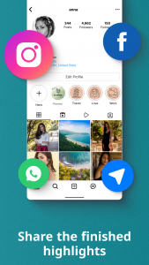 اسکرین شات برنامه Highlight Cover Maker for IG 6