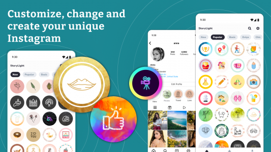 اسکرین شات برنامه Highlight Cover Maker for IG 8