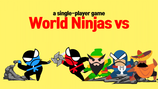 اسکرین شات بازی Jumping Ninja Battle 2 Player 2