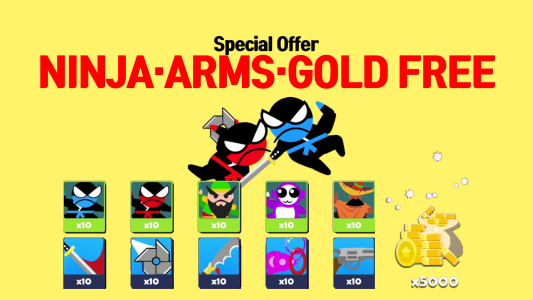 اسکرین شات 5 بازی Jumping Ninja Battle 2 Player