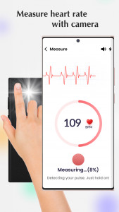 اسکرین شات برنامه Blood pressure - Heart rate 3