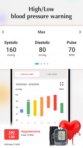 اسکرین شات 6 برنامه Blood pressure - Heart rate