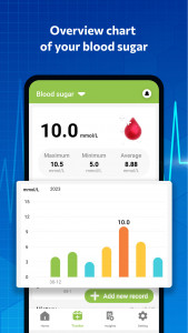 اسکرین شات برنامه Blood pressure - Blood Sugar 8