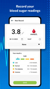 اسکرین شات 7 برنامه Blood pressure - Blood Sugar
