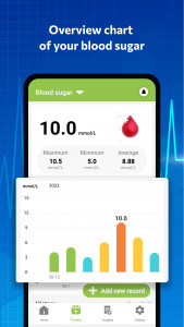 اسکرین شات 8 برنامه Blood pressure - Blood Sugar