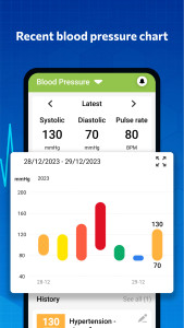 اسکرین شات 3 برنامه Blood pressure - Blood Sugar